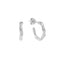 SMALL LUNA HOOPS SILVER